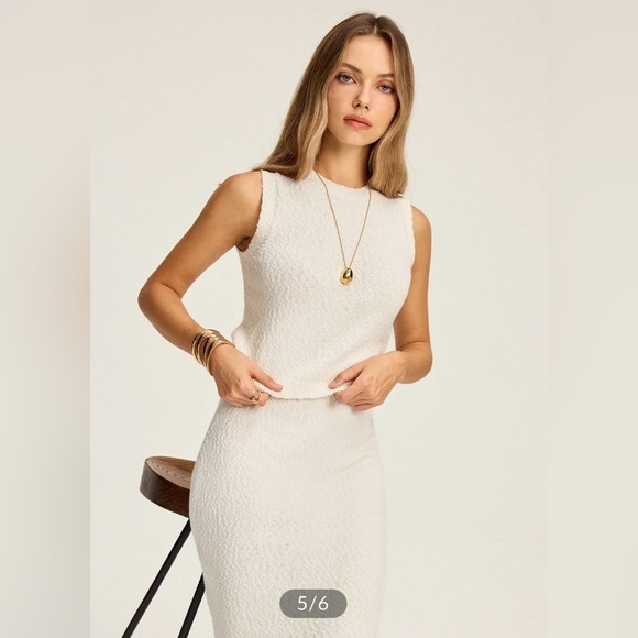 Commense Textured Knit Top and Maxi Skirt Set - Picture 8 of 13